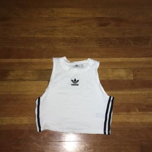 Adidas crop top size small
